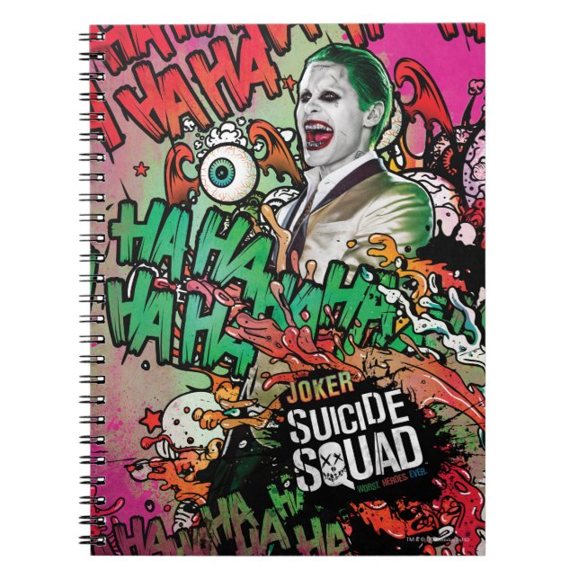 Suicide Squad | Joker Character Graffiti Notebook (Front)