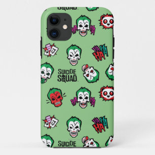 Suicide Squad Joker Emoji Pattern iPhone 11 Case