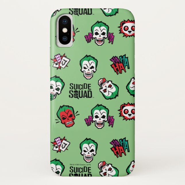 Suicide Squad | Joker Emoji Pattern Case-Mate iPhone Case (Back)