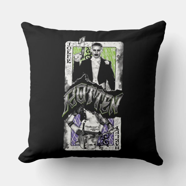 Suicide Squad | Joker & Harley Rotten Cushion (Front)