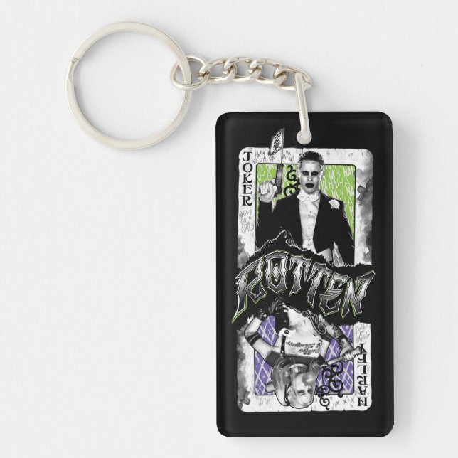 Suicide Squad | Joker & Harley Rotten Key Ring (Front)