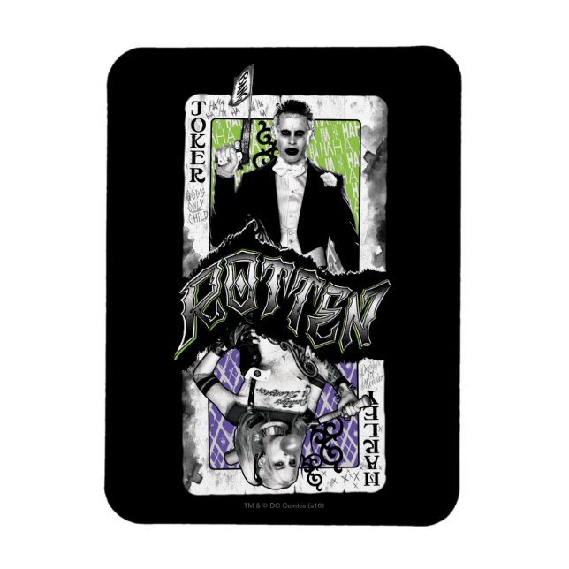 Suicide Squad | Joker & Harley Rotten Magnet (Vertical)