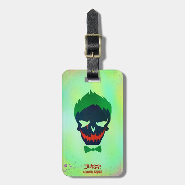 Suicide Squad | Joker Head Icon Luggage Tag (Front Vertical)