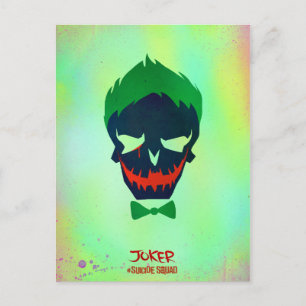 Suicide Squad   Joker Head Icon Postcard