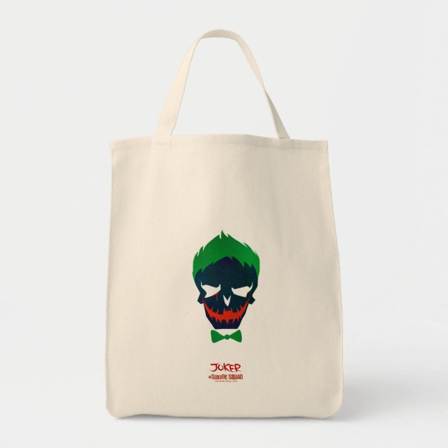 Suicide Squad | Joker Head Icon Tote Bag (Front)