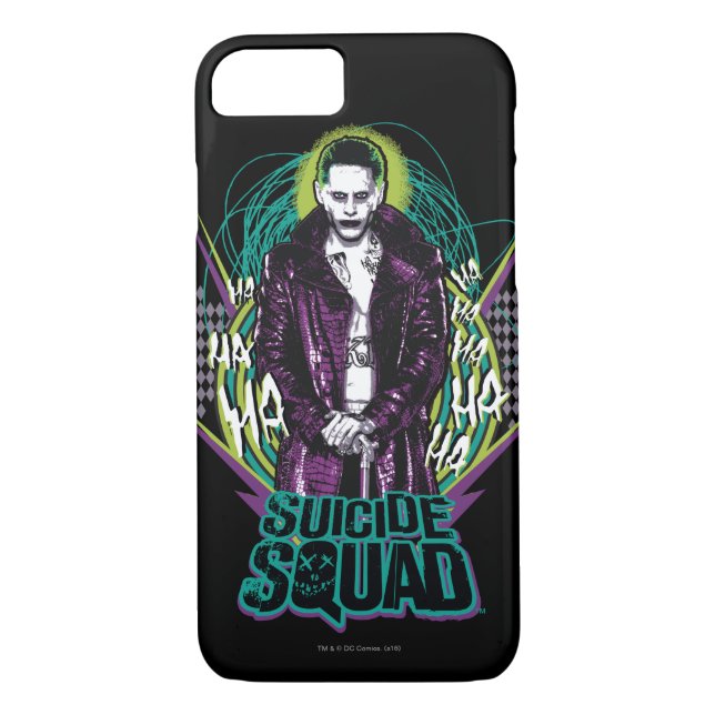 Suicide Squad | Joker Retro Rock Graphic Case-Mate iPhone Case (Back)