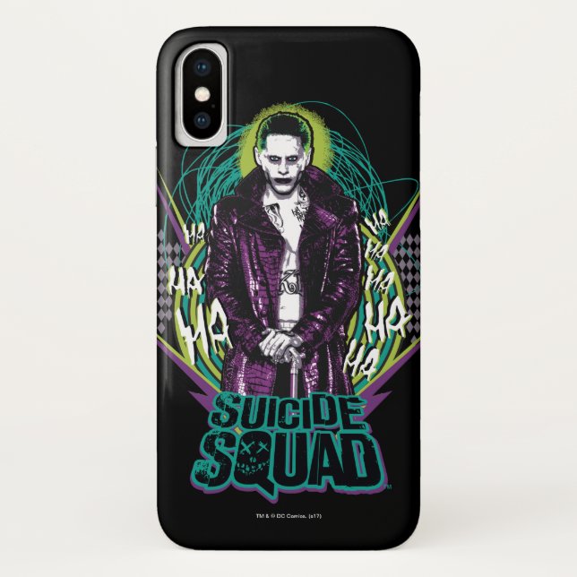 Suicide Squad | Joker Retro Rock Graphic Case-Mate iPhone Case (Back)