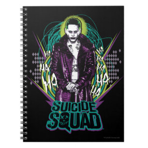 Suicide Squad Joker Retro Rock Graphic Notebook