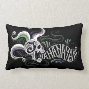 Suicide Squad   Joker Skull - Haha Lumbar Cushion