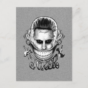 Suicide Squad   Joker Smile Postcard