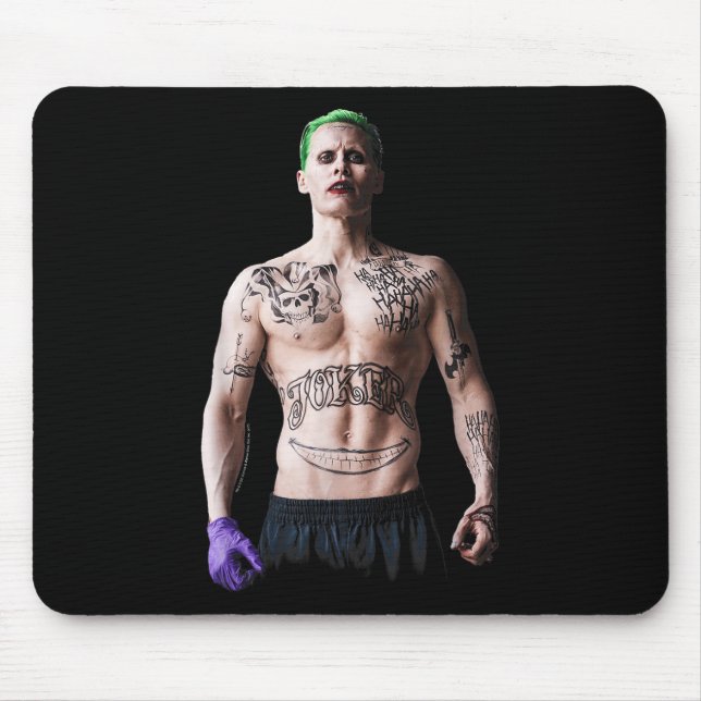 Suicide Squad Joker Stance Black  Mouse Pad (Front)