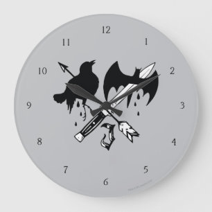 Suicide Squad   Joker Symbol Large Clock
