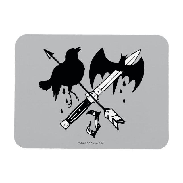 Suicide Squad | Joker Symbol Magnet (Horizontal)