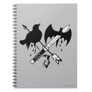 Suicide Squad Joker Symbol Notebook