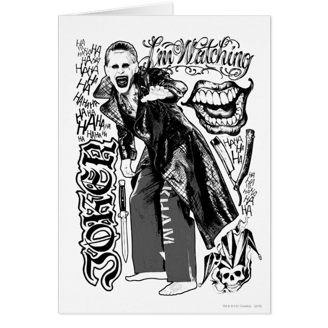 Suicide Squad | Joker Typography Photo (Front)