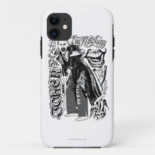 Suicide Squad   Joker Typography Photo iPhone 11 Case