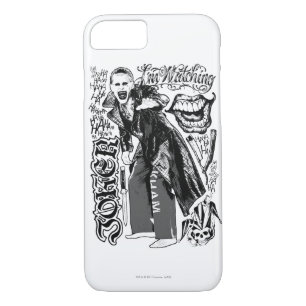 Suicide Squad   Joker Typography Photo iPhone 8/7 Case