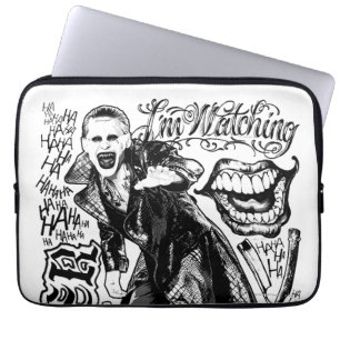 Suicide Squad Joker Typography Photo Laptop Sleeve