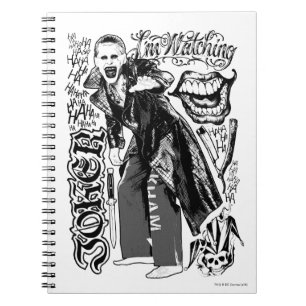 Suicide Squad   Joker Typography Photo Notebook