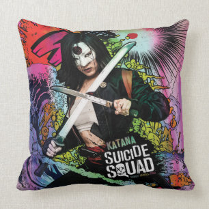 Suicide Squad   Katana Character Graffiti Cushion
