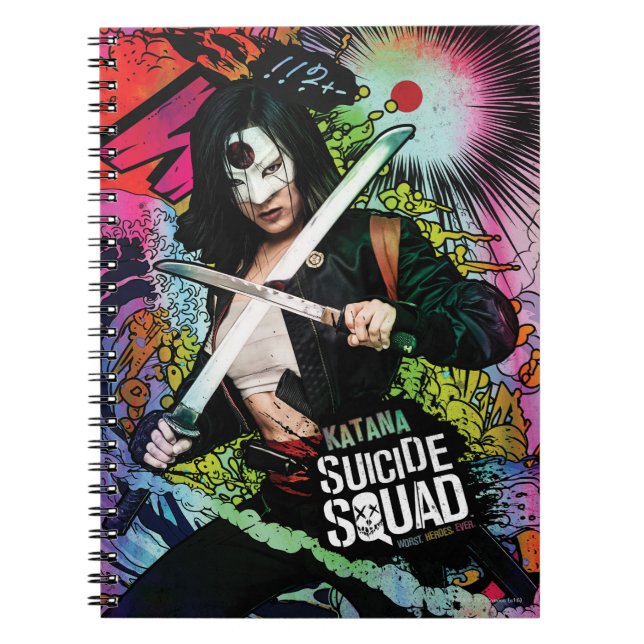 Suicide Squad | Katana Character Graffiti Notebook (Front)