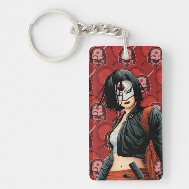 Suicide Squad | Katana Comic Book Art Key Ring (Front)