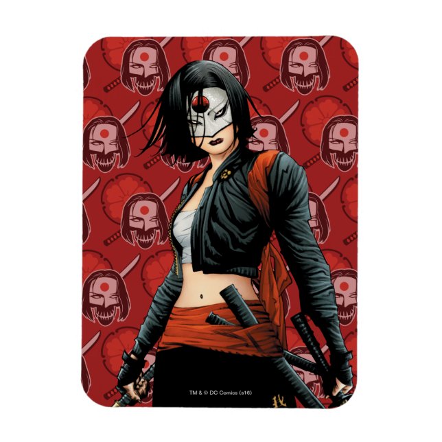 Suicide Squad | Katana Comic Book Art Magnet (Vertical)