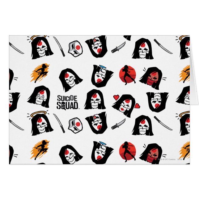 Suicide Squad | Katana Emoji Pattern (Front Horizontal)