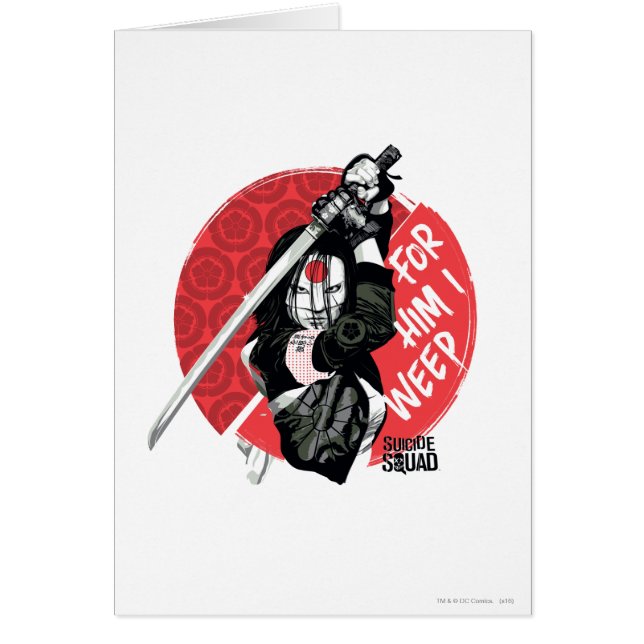Suicide Squad | Katana "For Him I Weep" (Front)