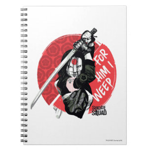 Suicide Squad Katana "For Him I Weep" Notebook