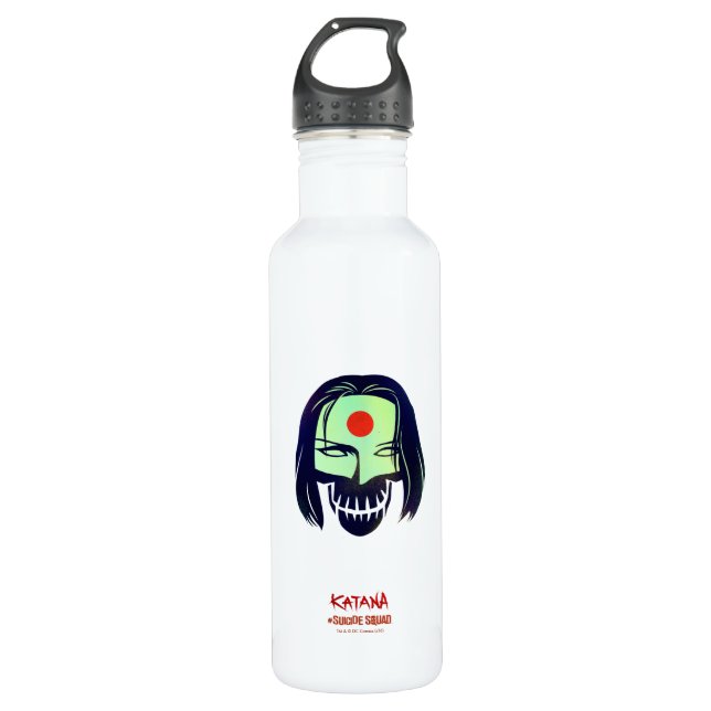 Suicide Squad | Katana Head Icon 710 Ml Water Bottle (Front)