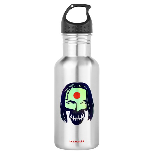 Suicide Squad | Katana Head Icon 710 Ml Water Bottle (Front)