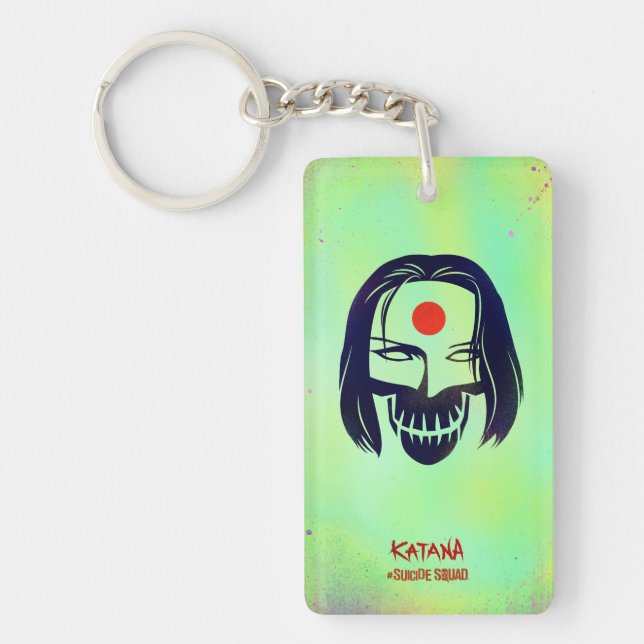 Suicide Squad | Katana Head Icon Key Ring (Front)