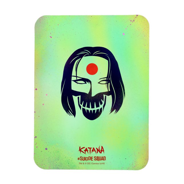 Suicide Squad | Katana Head Icon Magnet (Vertical)