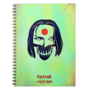 Suicide Squad   Katana Head Icon Notebook