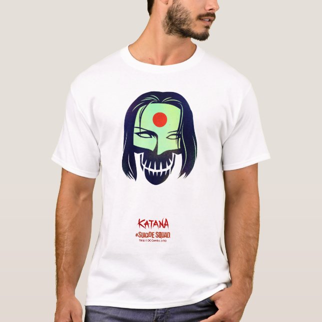 Suicide Squad | Katana Head Icon T-Shirt (Front)