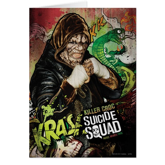 Suicide Squad | Killer Croc Character Graffiti (Front)