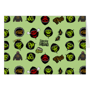 Suicide Squad   Killer Croc Emoji Pattern