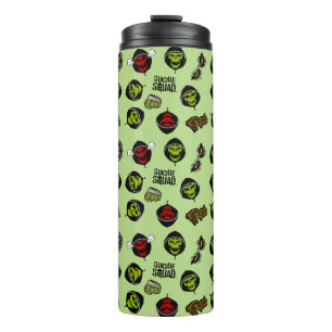 Suicide Squad   Killer Croc Emoji Pattern Thermal Tumbler