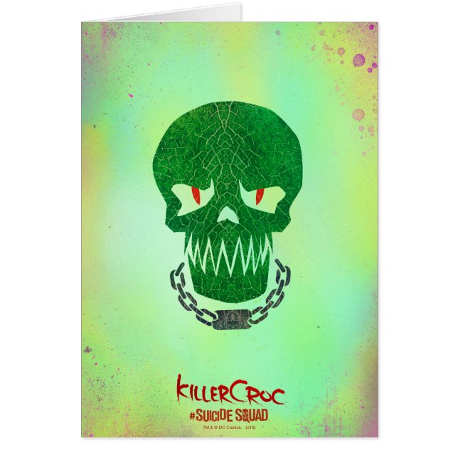 Suicide Squad | Killer Croc Head Icon (Front)