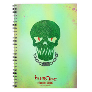 Suicide Squad   Killer Croc Head Icon Notebook