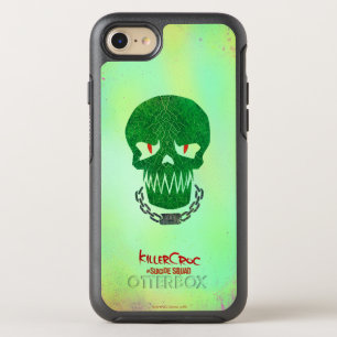 Suicide Squad   Killer Croc Head Icon OtterBox Symmetry iPhone 8/7 Case