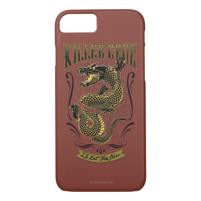 Suicide Squad | Killer Croc Tattoo Case-Mate iPhone Case (Back)
