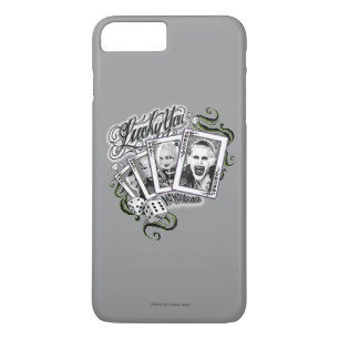 Suicide Squad   "Lucky You" Playing Cards iPhone 8 Plus/7 Plus Case