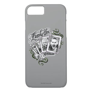 Suicide Squad   "Lucky You" Playing Cards iPhone 8/7 Case