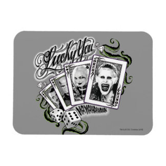 Suicide Squad | "Lucky You" Playing Cards Magnet
