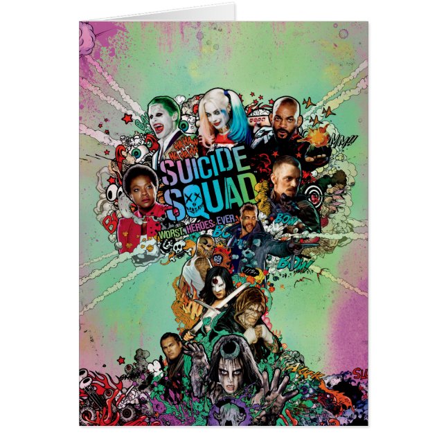 Suicide Squad | Mushroom Cloud Explosion (Front)