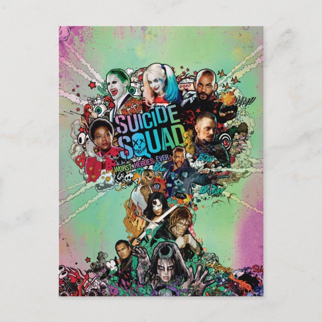 Suicide Squad | Mushroom Cloud Explosion Postcard (Front)