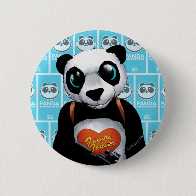Suicide Squad | Panda 6 Cm Round Badge (Front)
