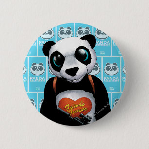 Suicide Squad   Panda 6 Cm Round Badge